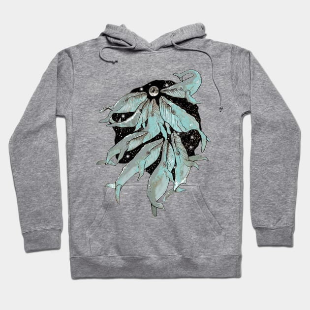 Whale navigation Hoodie by msmart